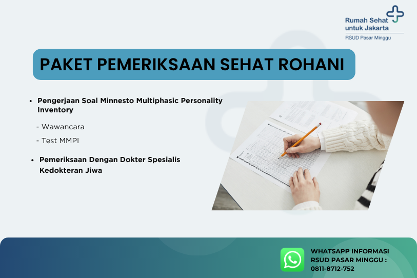 Paket Pemeriksaan Sehat Rohani