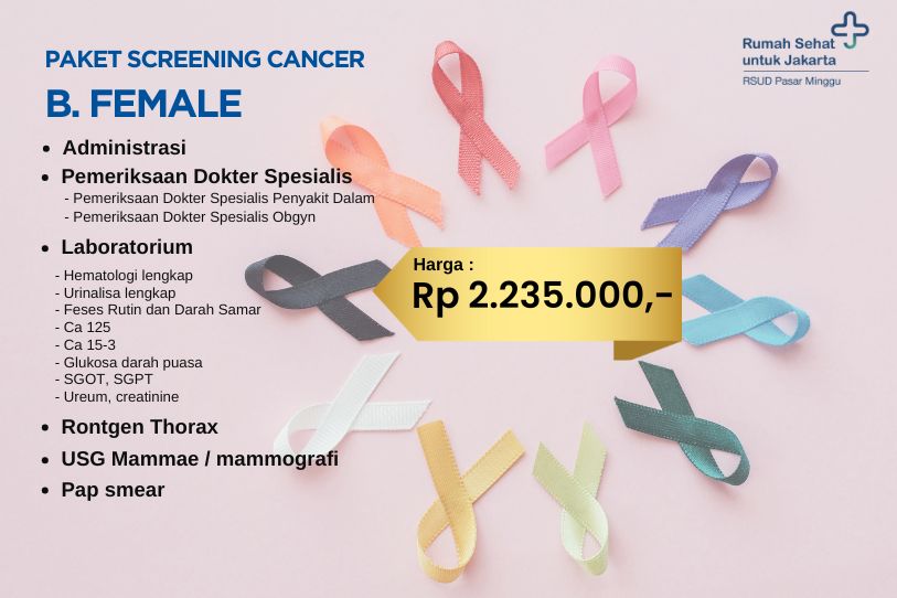 Paket Screening Cancer Female