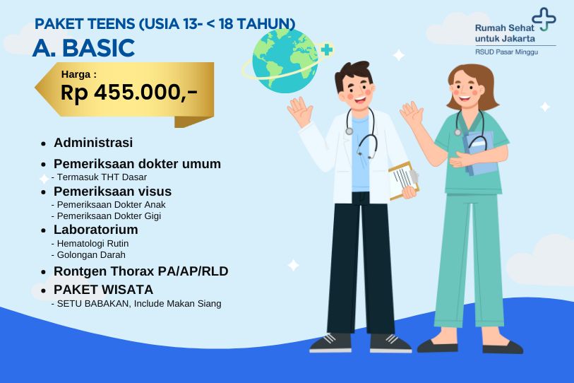 Paket Teens (Usia 13 < 18 tahun)