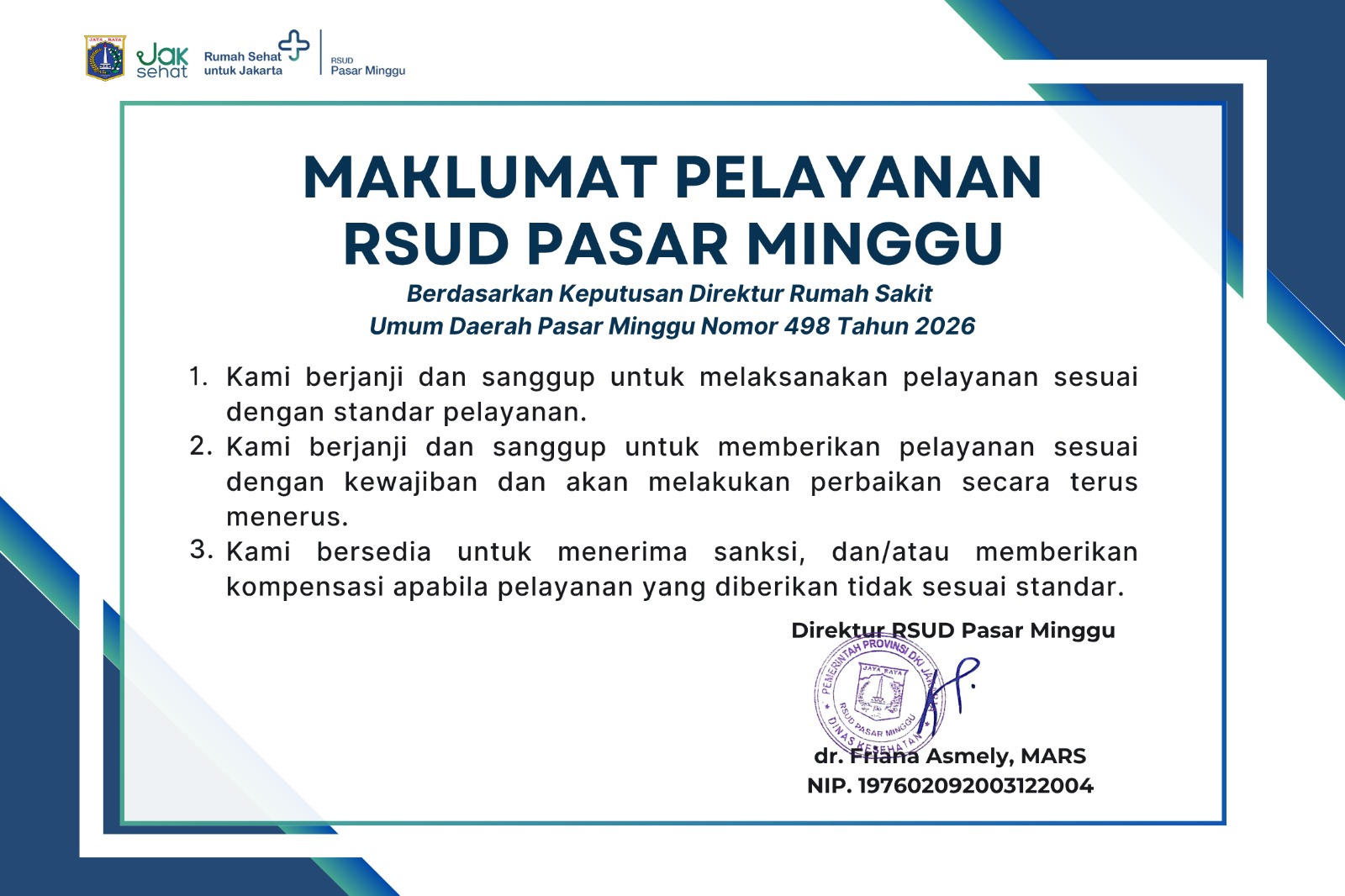 Maklumat Pelayanan